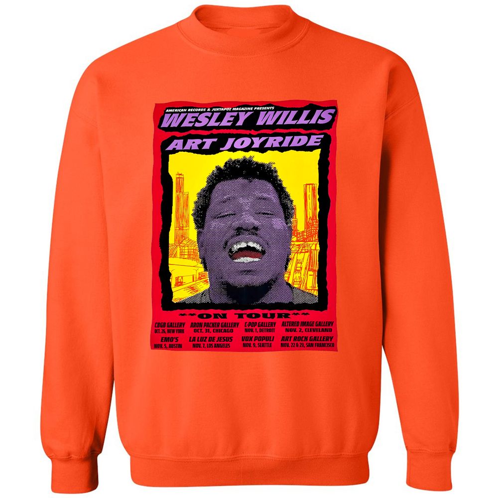 WESLEY WILLIS - ART JOYRIDE - Orange - 10