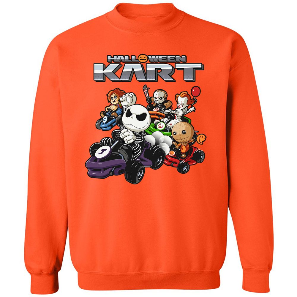 Classic Unisex Sweatshirt - PUQE1RML - Orange - 10