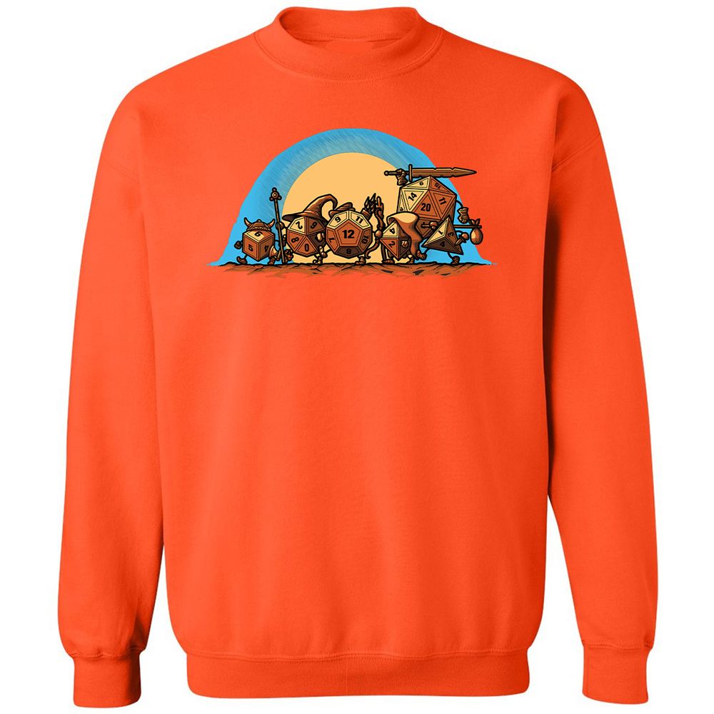 Classic Unisex Sweatshirt - 6Y3VDZJA - Orange - 10