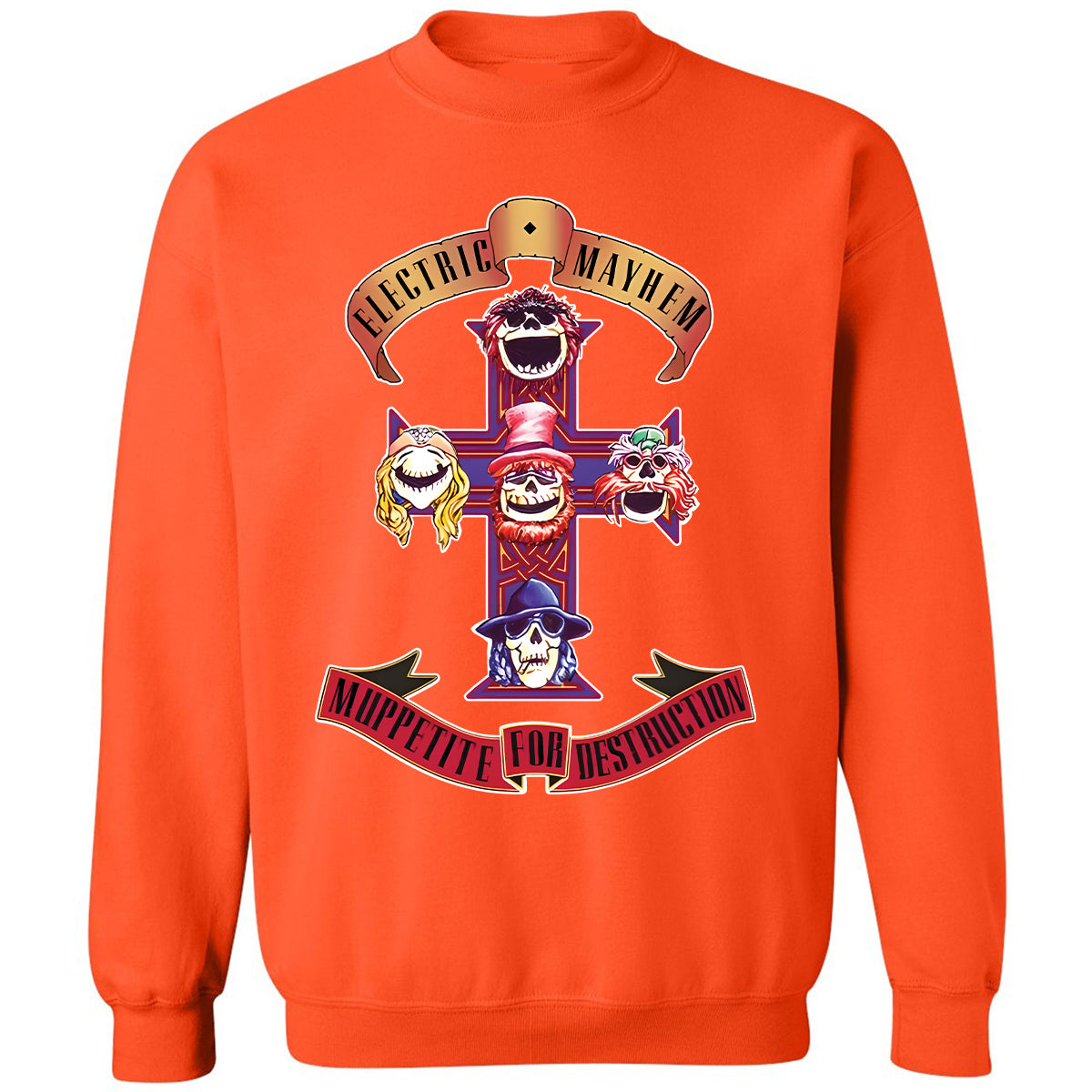 Classic Unisex Sweatshirt - QSDGEVQT - Orange - 10