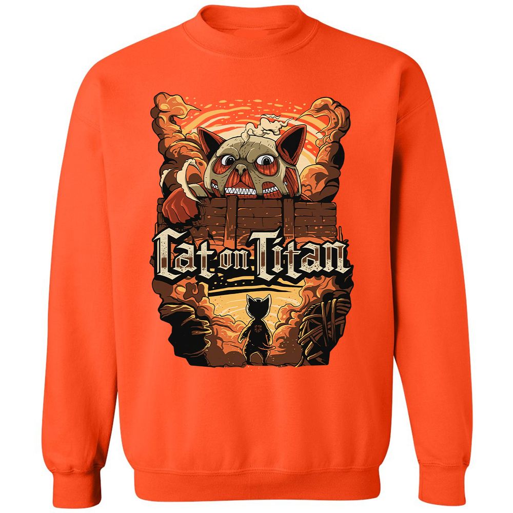Classic Unisex Sweatshirt - XX2QVJAW - Orange - 10