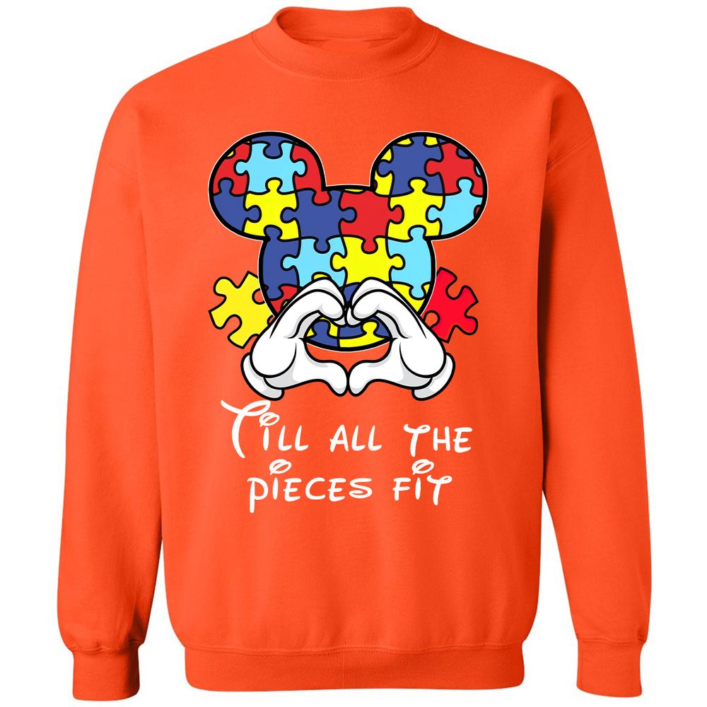 Classic Unisex Sweatshirt - K2GJ93TX - Orange - 10