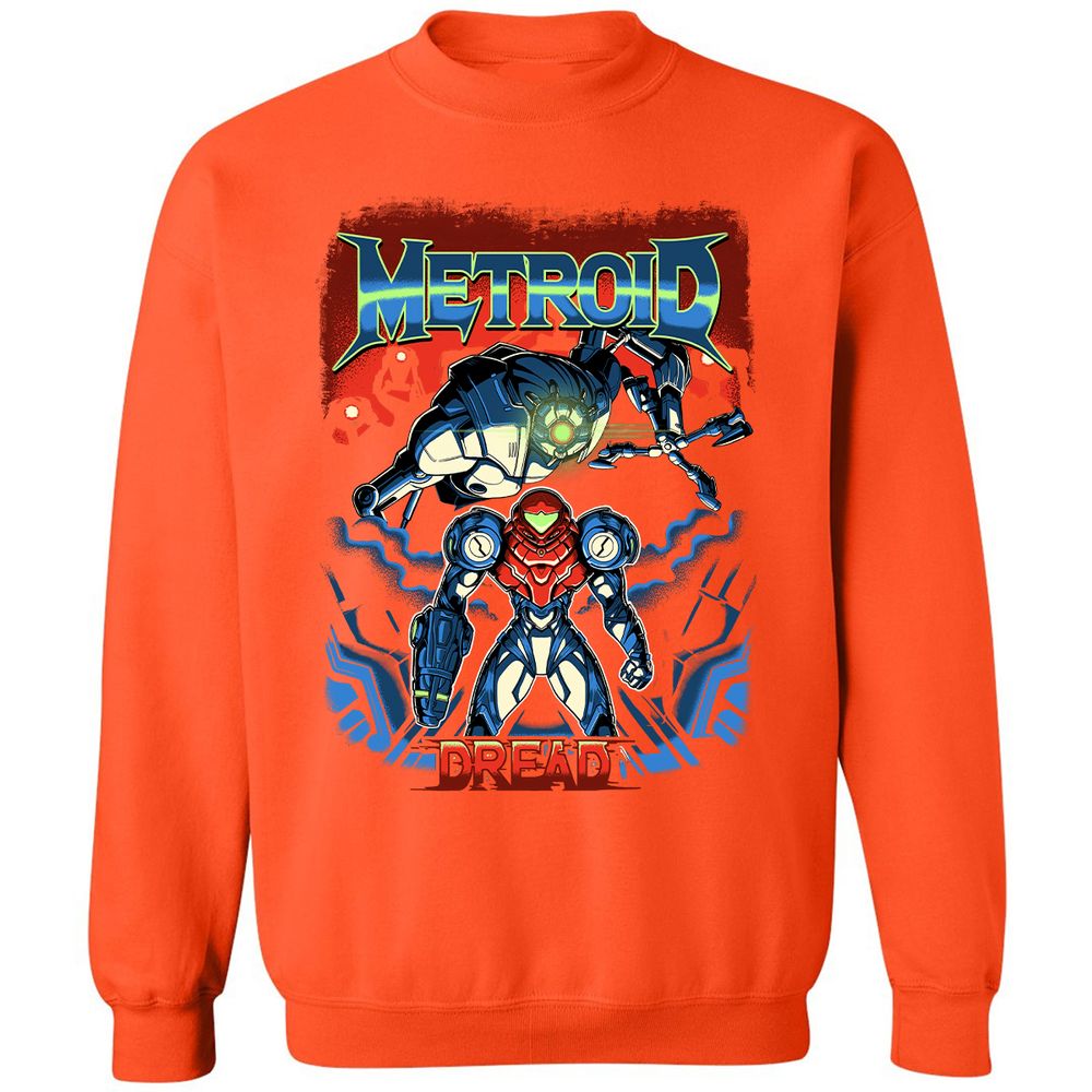 Classic Unisex Sweatshirt - LBSHQAA4 - Orange - 10
