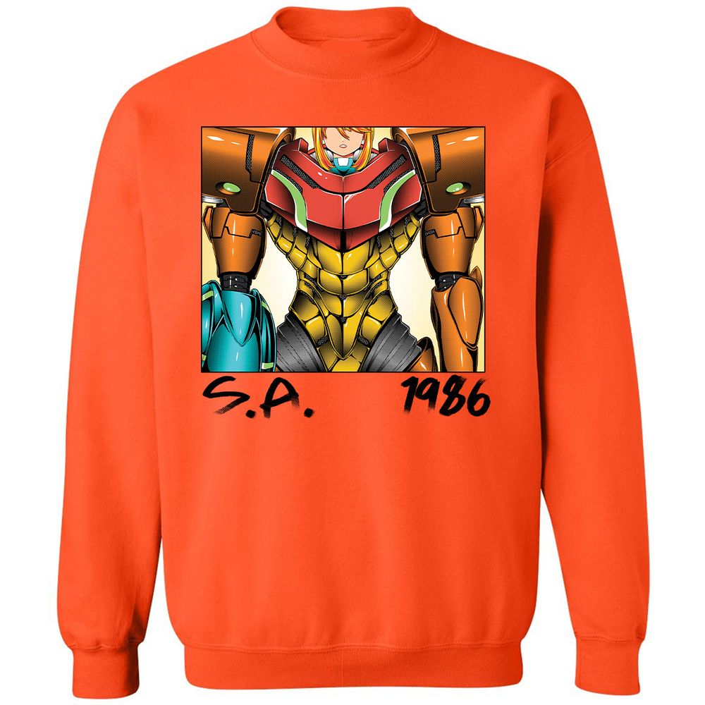Classic Unisex Sweatshirt - 6B97C5Z1 - Orange - 10