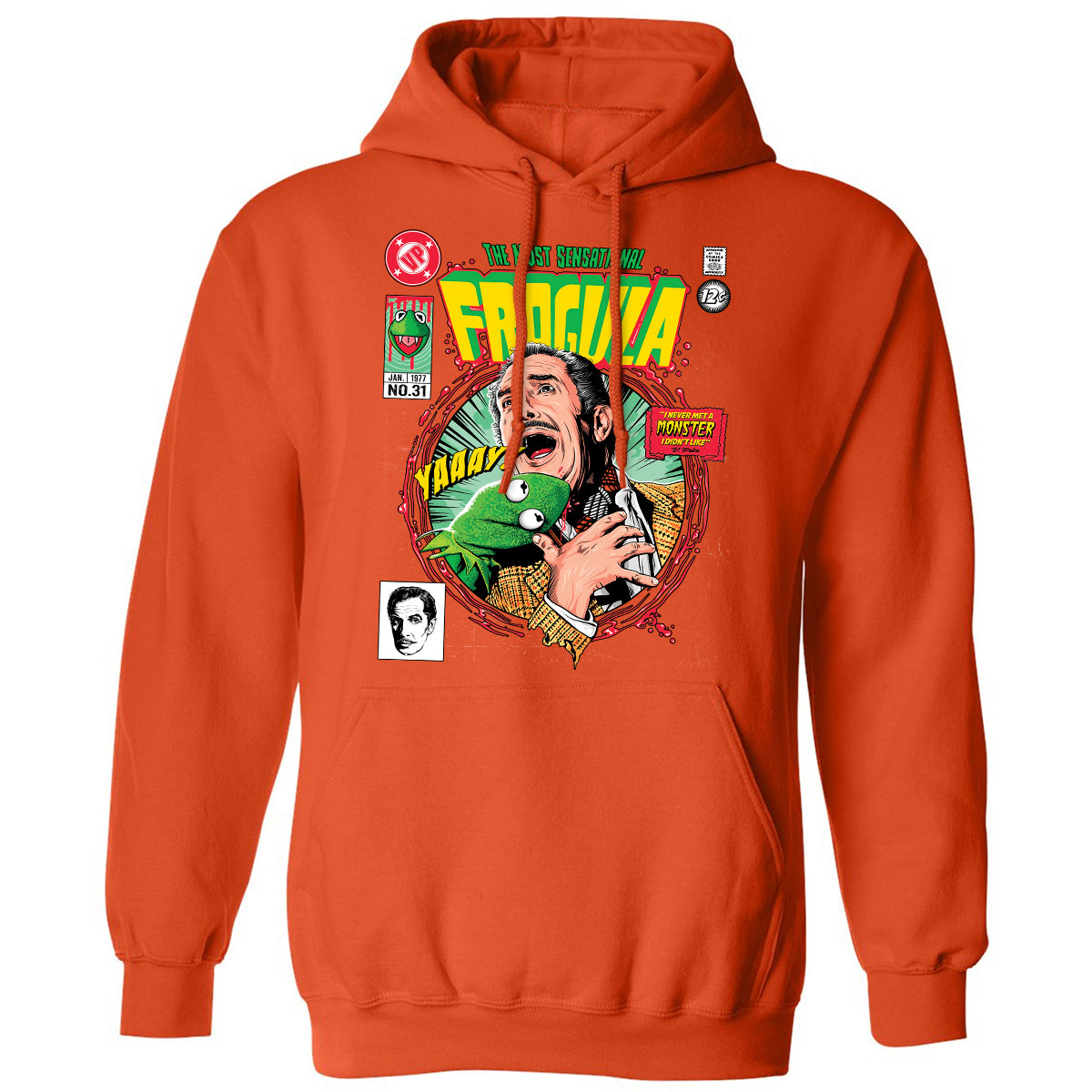 Classic Unisex Hoodie - DQ123HES - Orange - 10