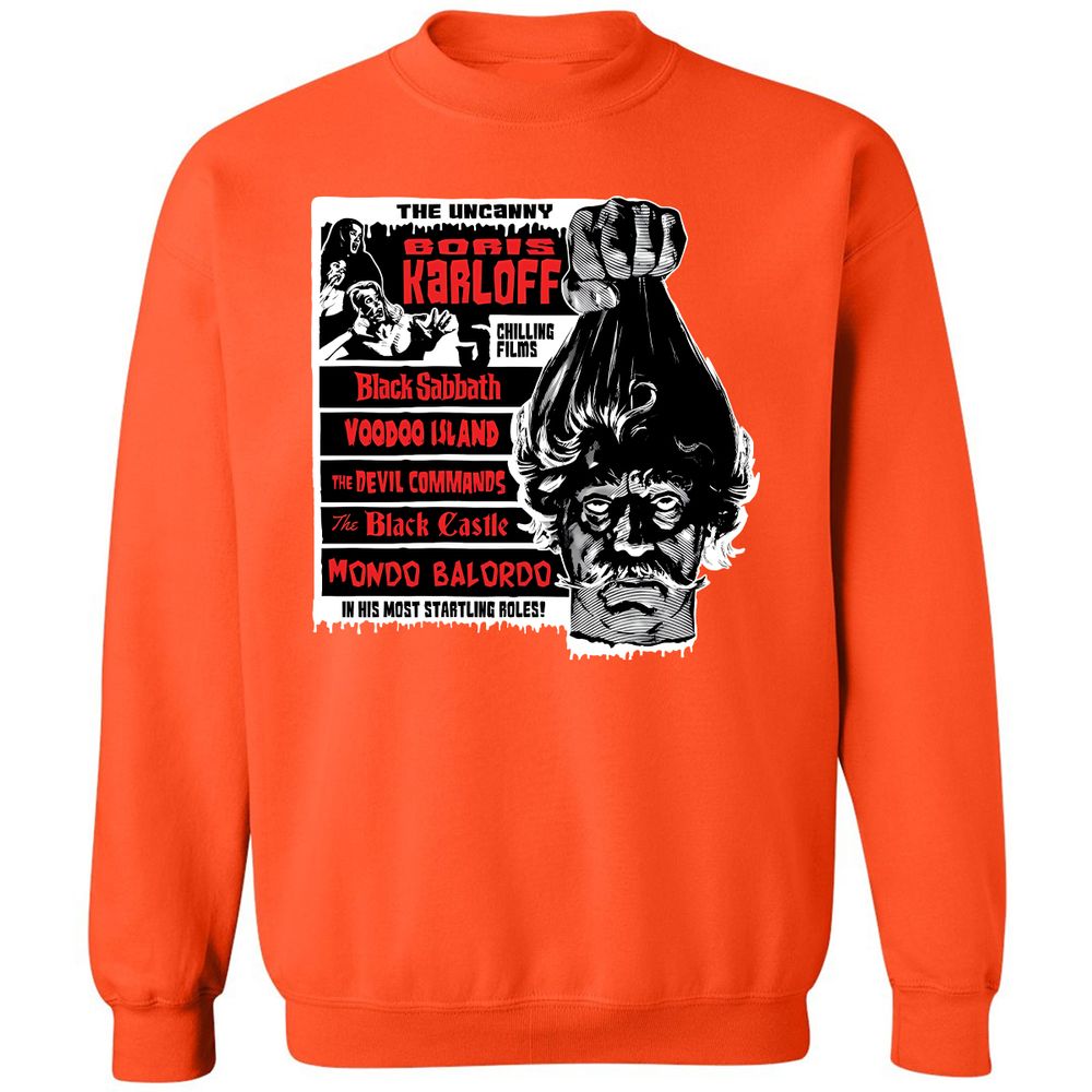Classic Unisex Sweatshirt - 7DSKSDNU - Orange - 10