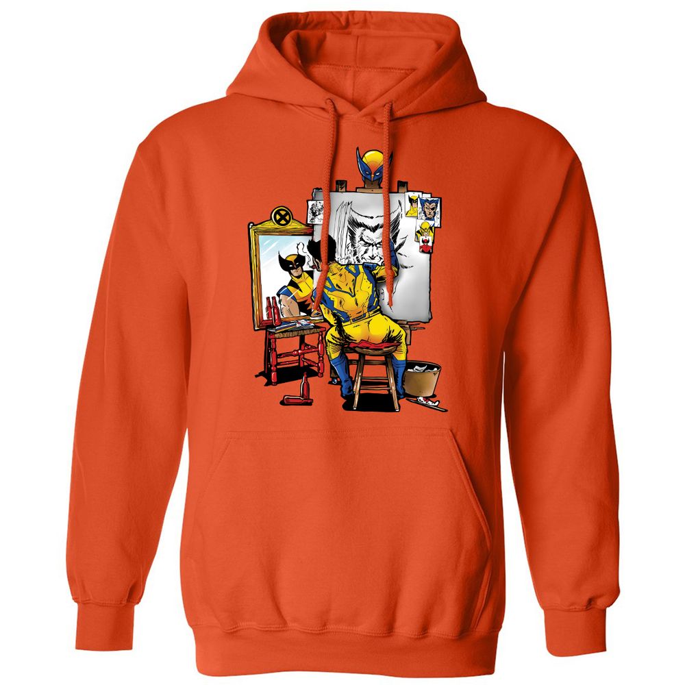 Classic Unisex Hoodie - 2Q436JVQ - Orange - 10