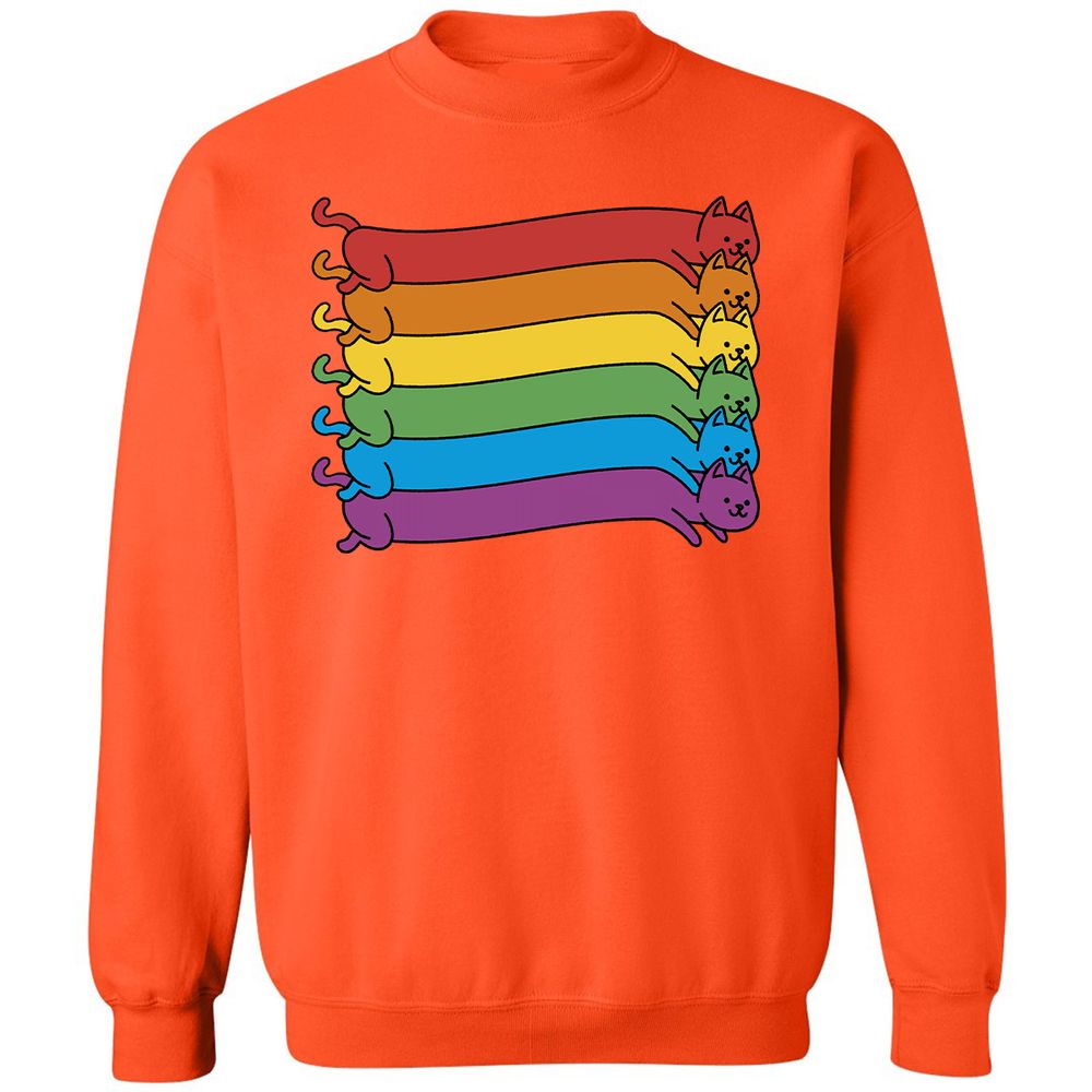 Classic Unisex Sweatshirt - 5HFAX96Q - Orange - 10