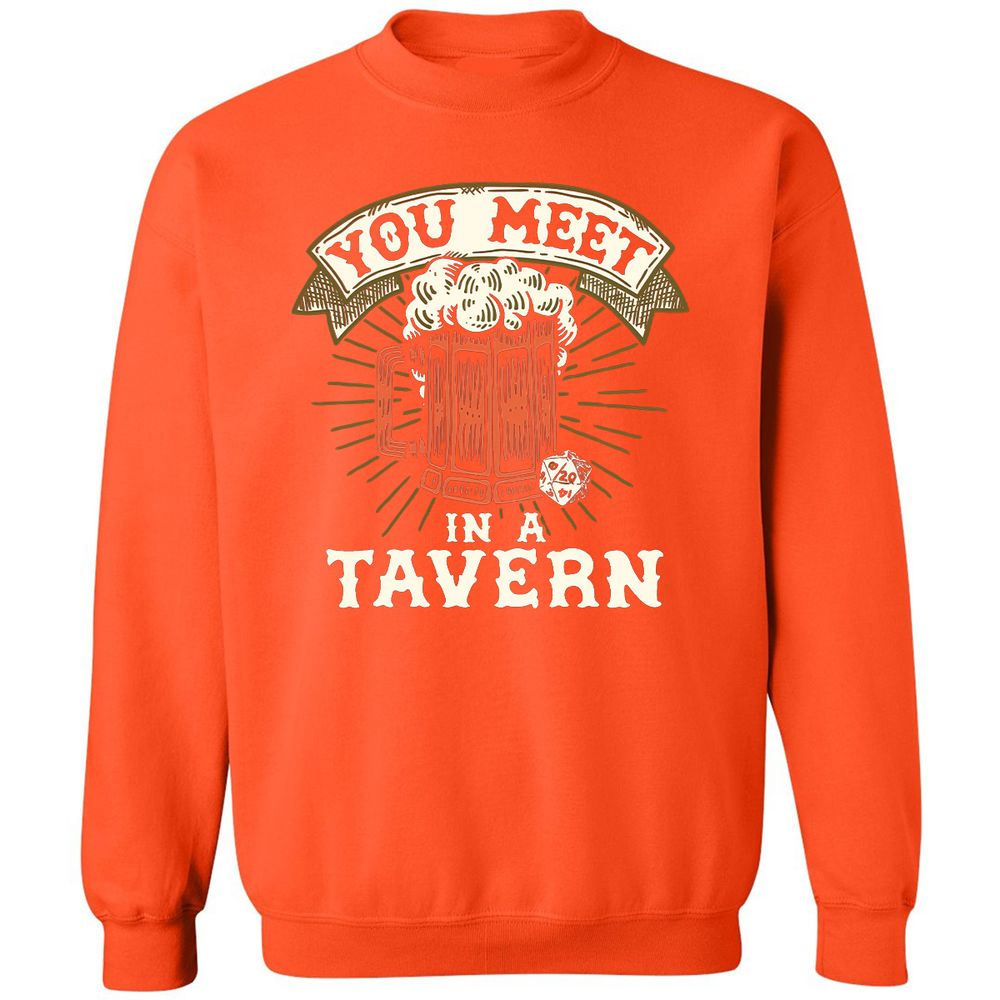 Classic Unisex Sweatshirt - L7HUC8AH - Orange - 10