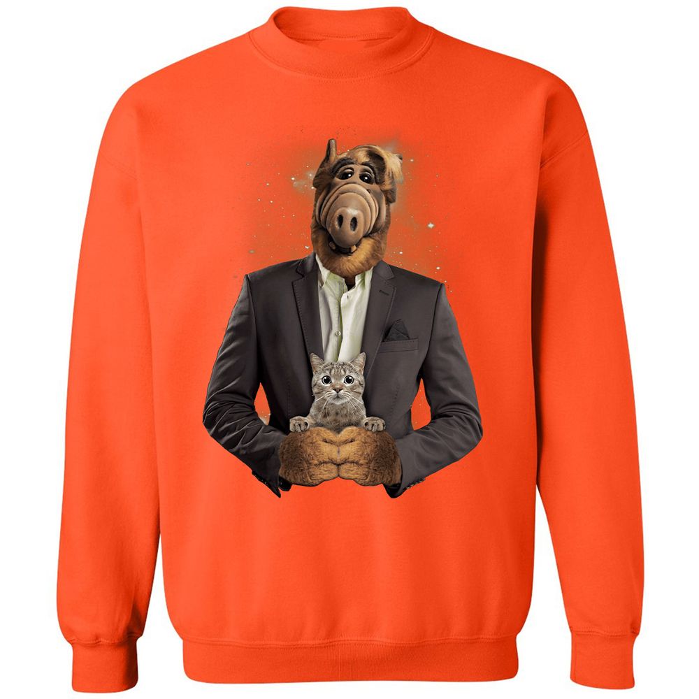 Classic Unisex Sweatshirt - XDQXHVQQ - Orange - 10
