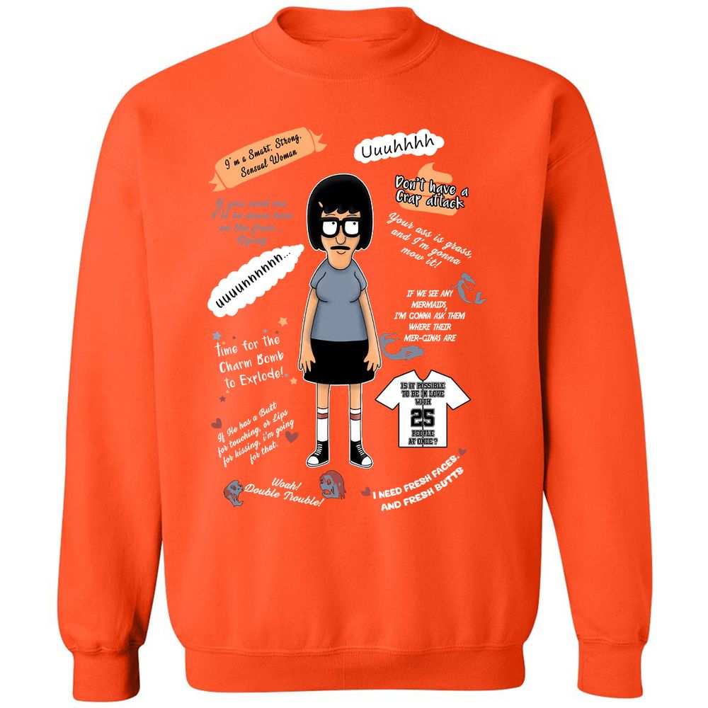 Classic Unisex Sweatshirt - YFV1YAK3 - Orange - 10