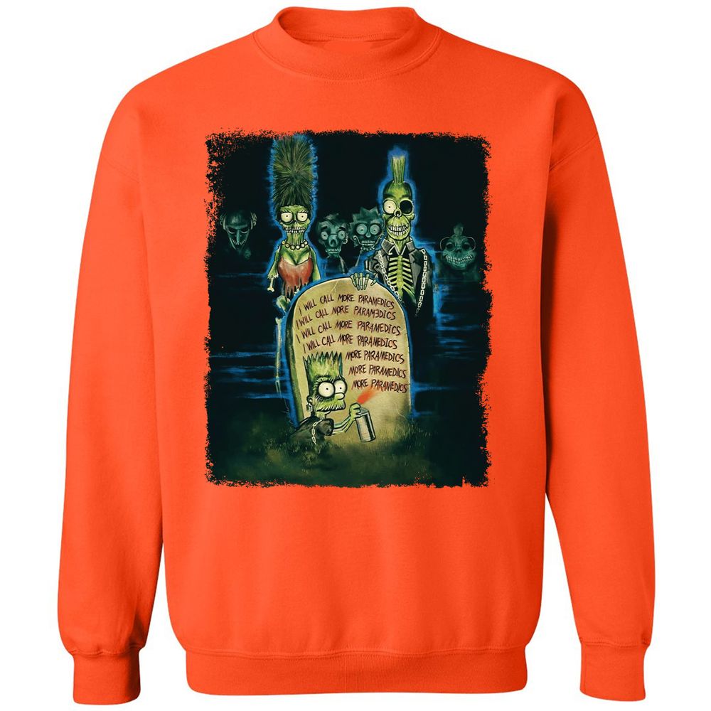 Classic Unisex Sweatshirt - PTJEV891 - Orange - 10