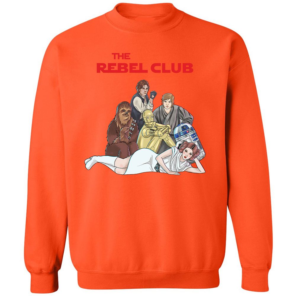 Classic Unisex Sweatshirt - WNBDEV6Y - Orange - 10