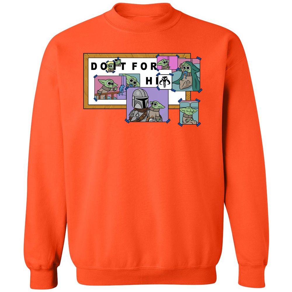 Classic Unisex Sweatshirt - 71KCVFX6 - Orange - 10