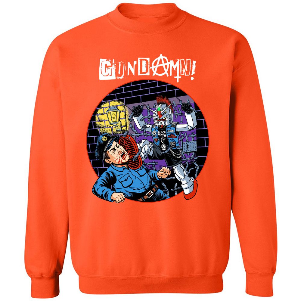 Classic Unisex Sweatshirt - 2BMC4CXX - Orange - 10