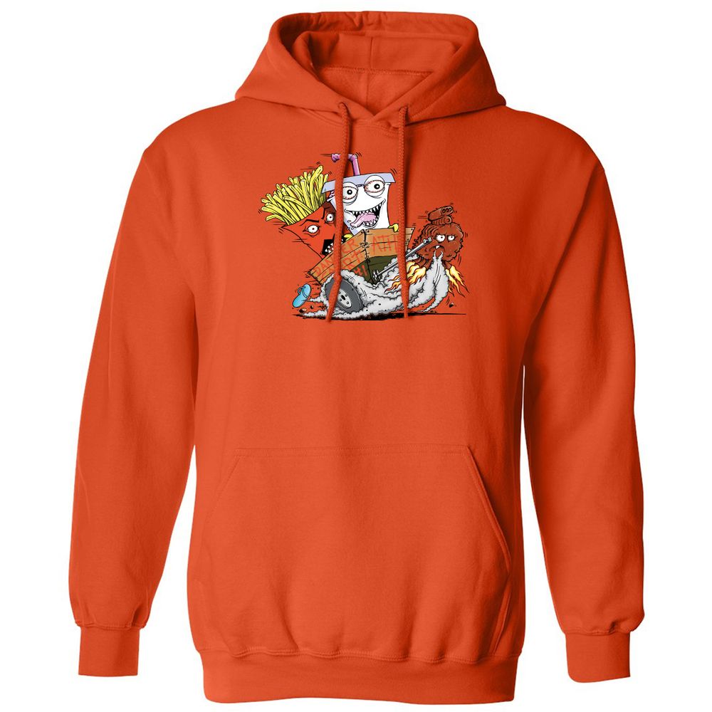 Classic Unisex Hoodie - UDCUZ7JG - Orange - 10