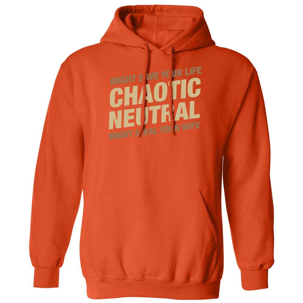 Classic Unisex Hoodie - TE92RA3R - Orange - 10