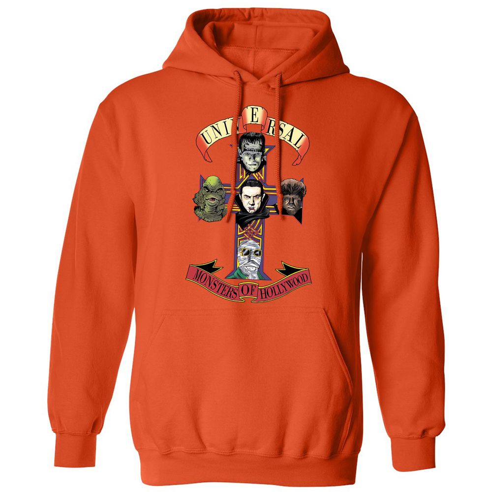 Classic Unisex Hoodie - VSPHSE38 - Orange - 10