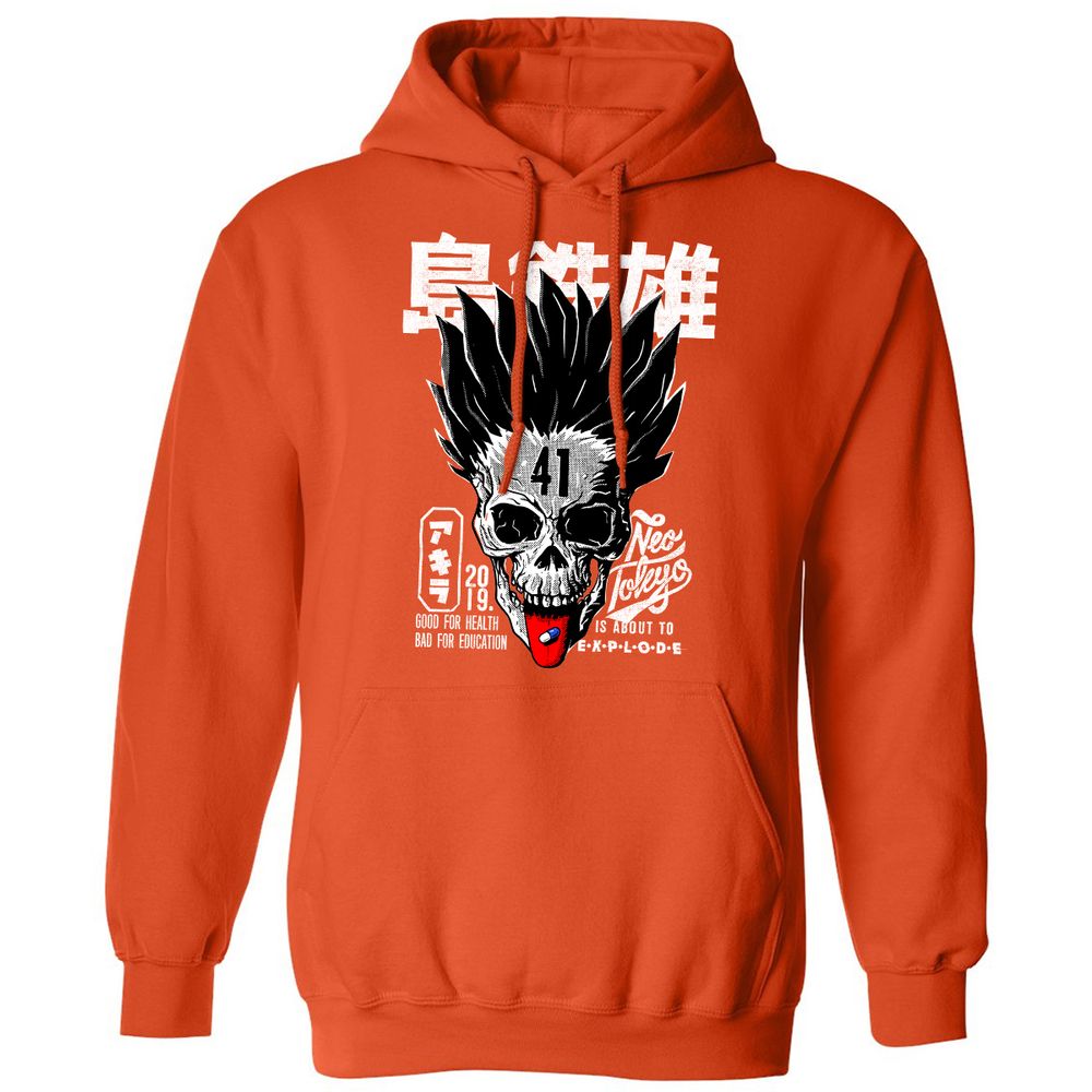 Classic Unisex Hoodie - P71KQG1F - Orange - 10