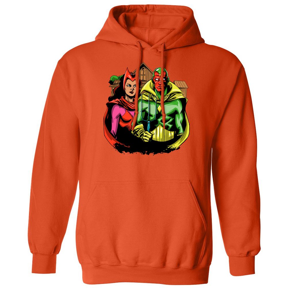 Classic Unisex Hoodie - VT2KH5E3 - Orange - 10