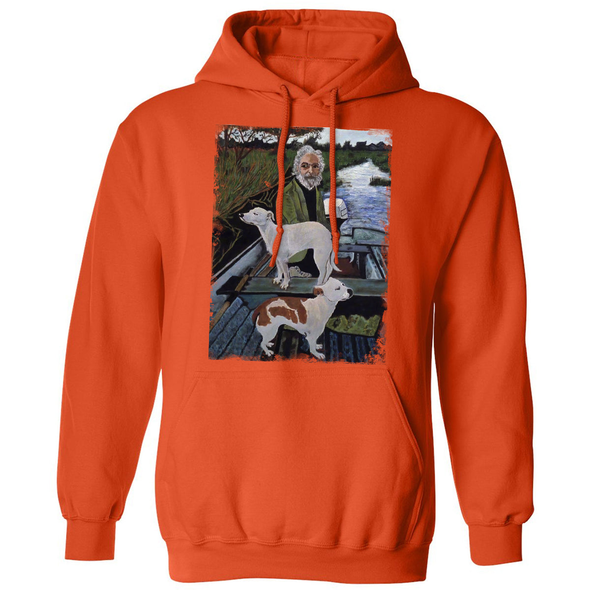 Classic Unisex Hoodie - F255G9WQ - Orange - 10
