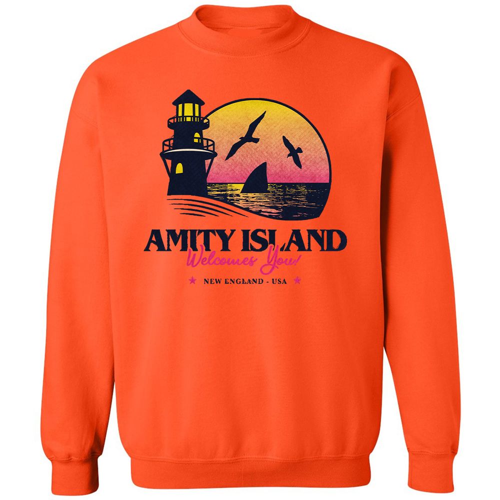 Classic Unisex Sweatshirt - 2GZ8FV1J - Orange - 10