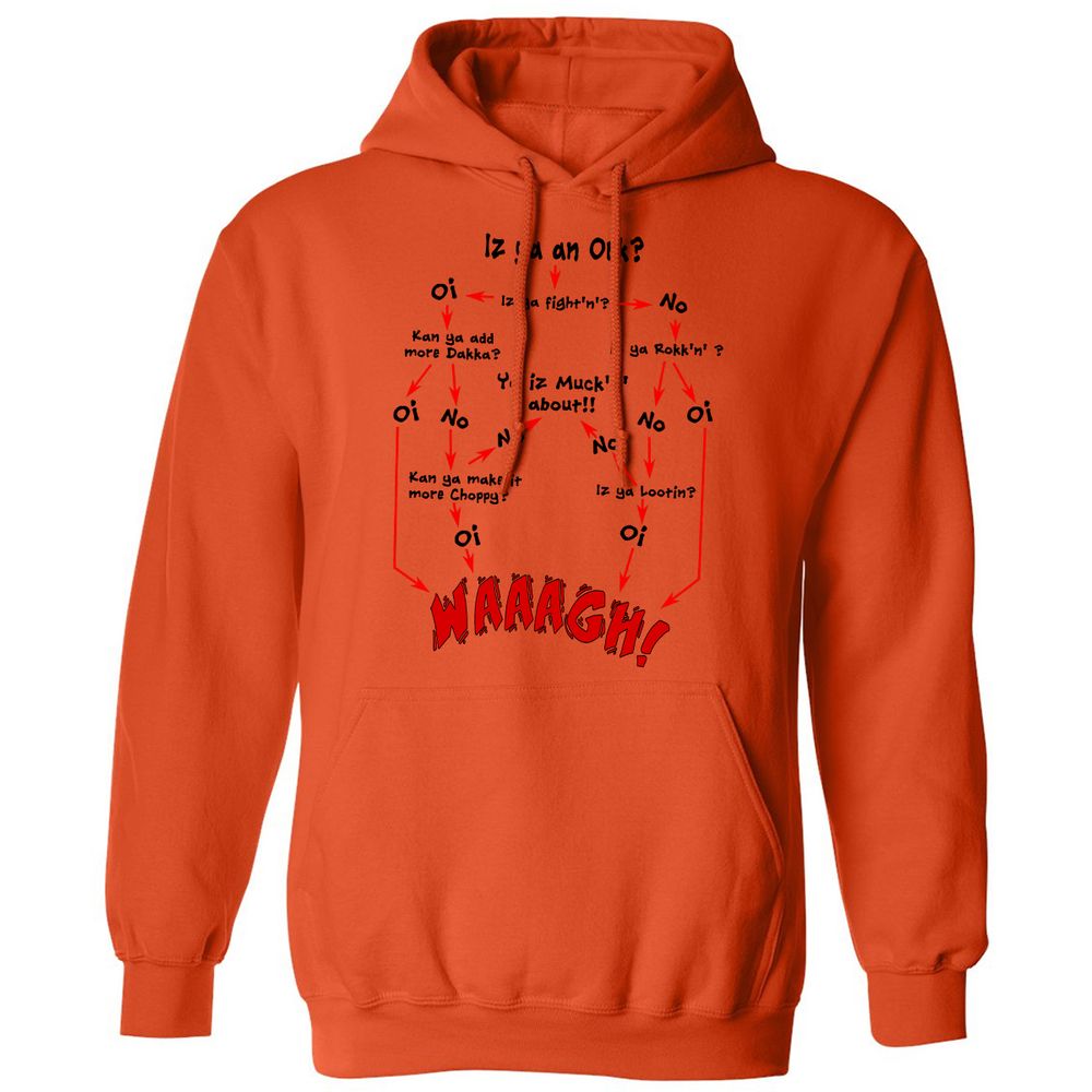 Classic Unisex Hoodie - D29QAR56 - Orange - 10