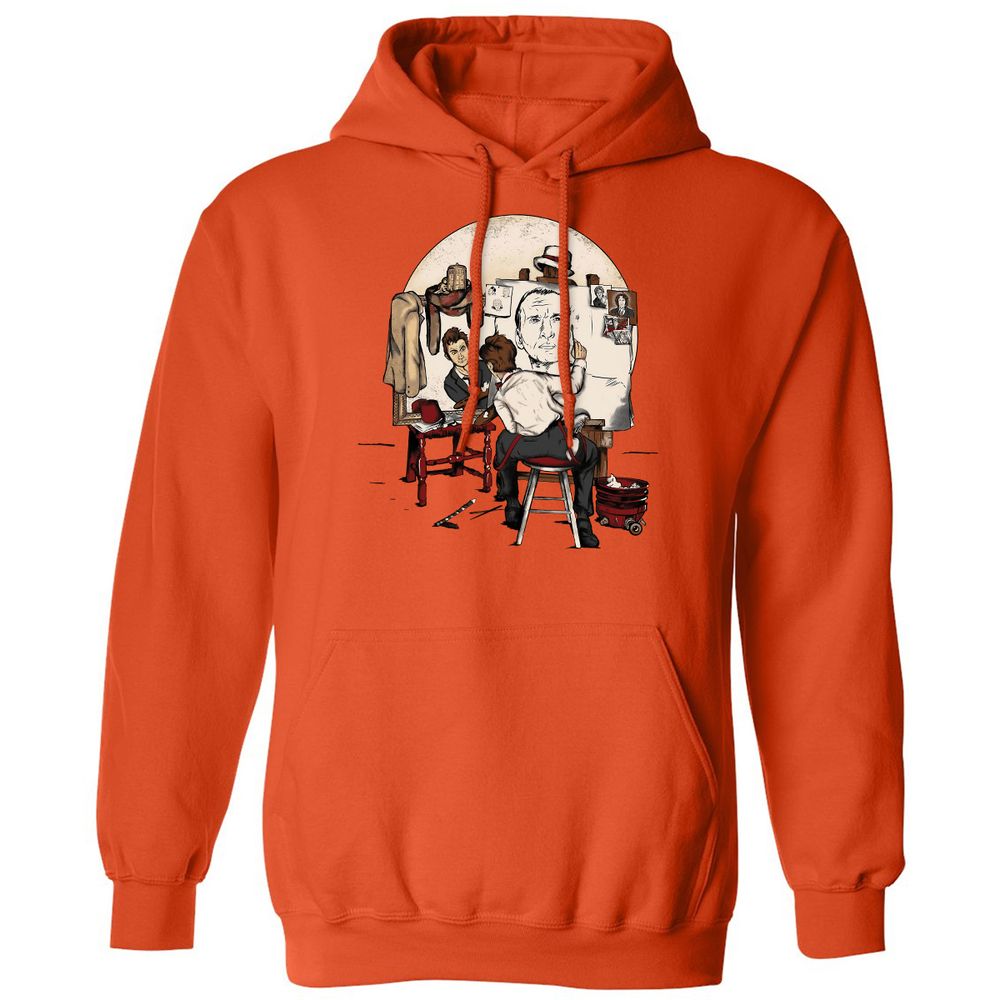 Classic Unisex Hoodie - VX9CTGGF - Orange - 10
