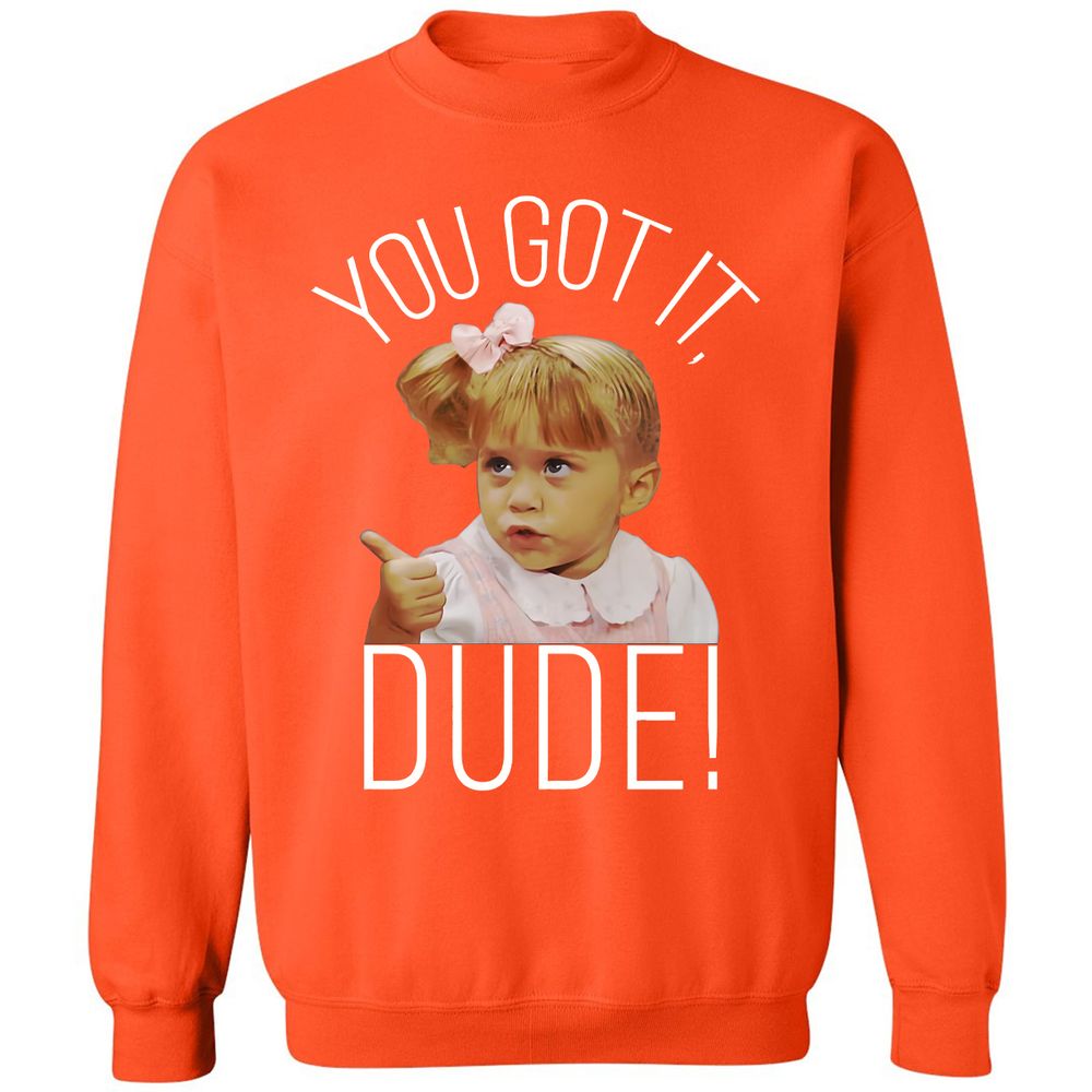 Classic Unisex Sweatshirt - XDCYNJ7F - Orange - 10