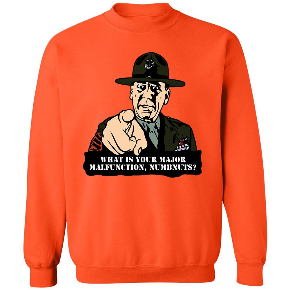Classic Unisex Sweatshirt - Z1BPQTZC - Orange - 10