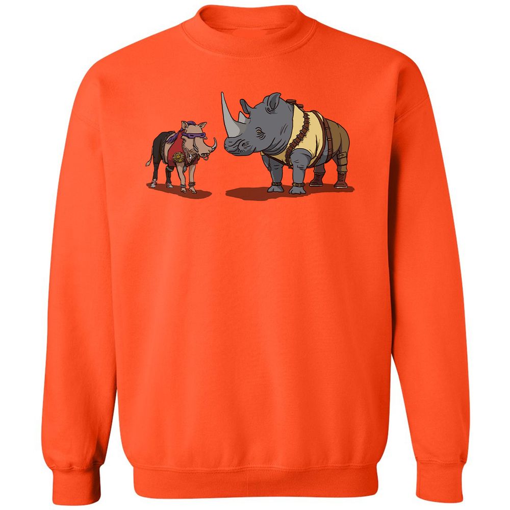 Classic Unisex Sweatshirt - C4J2HZEG - Orange - 10
