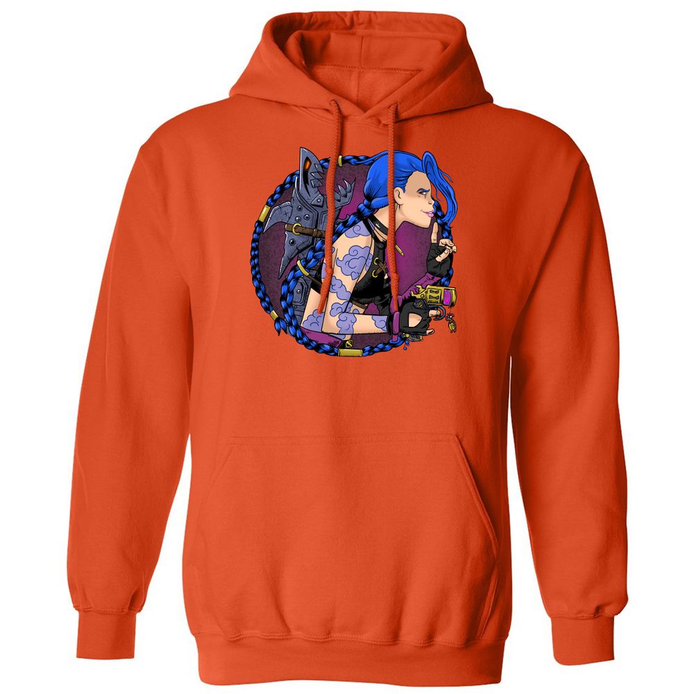 Classic Unisex Hoodie - 28SCEAEZ - Orange - 10