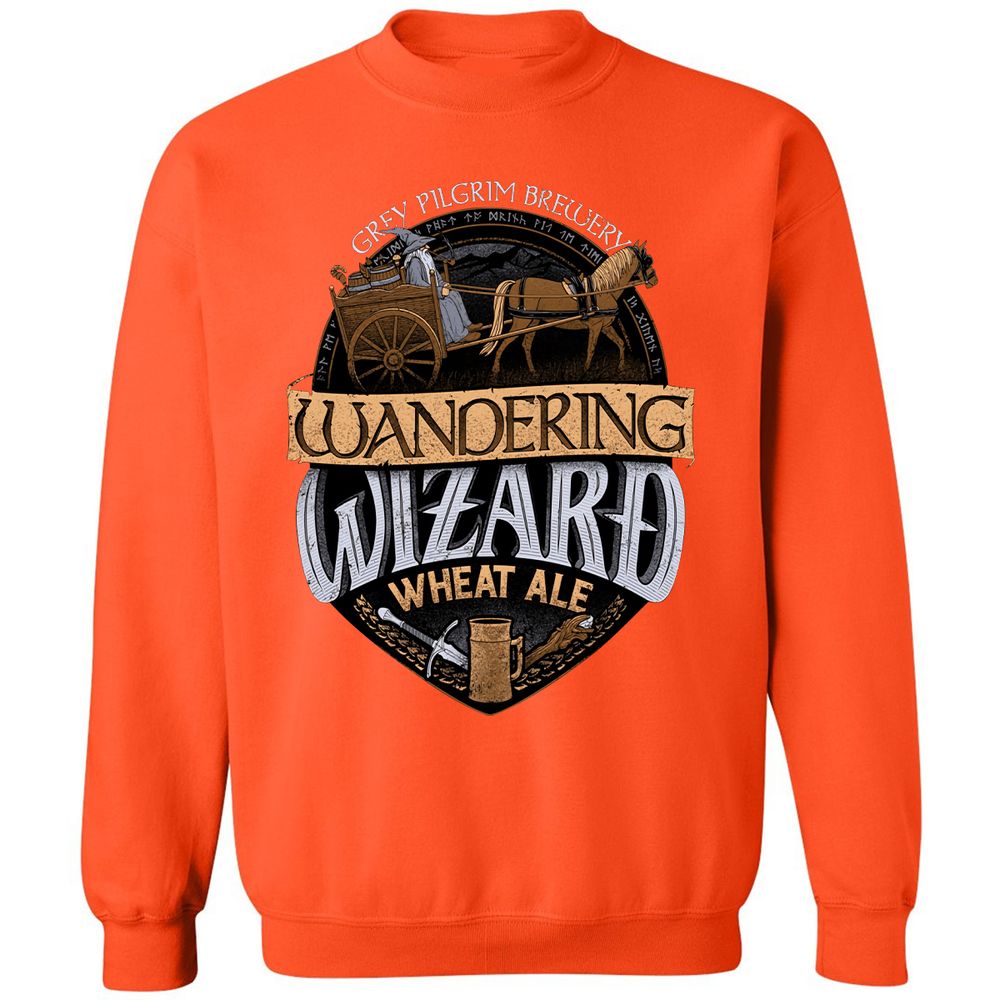 Classic Unisex Sweatshirt - YRD8SC4L - Orange - 10