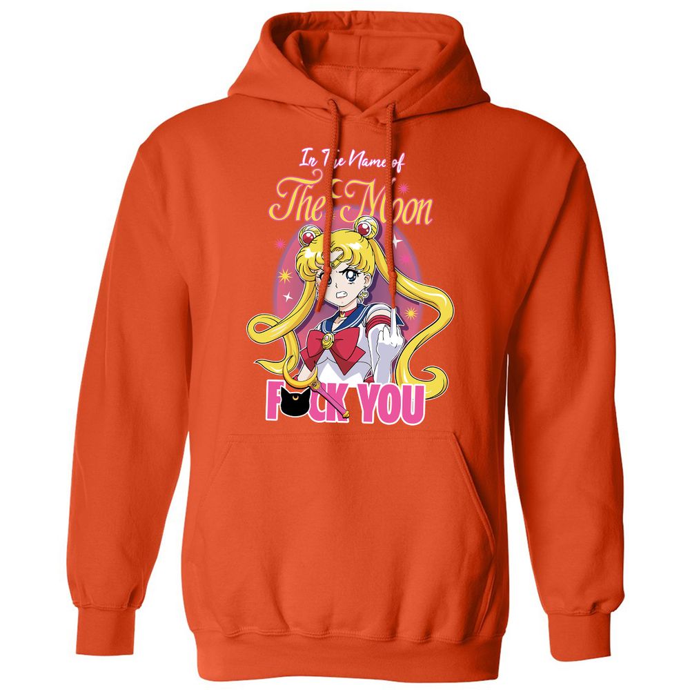 Classic Unisex Hoodie - HKCQH68W - Orange - 10