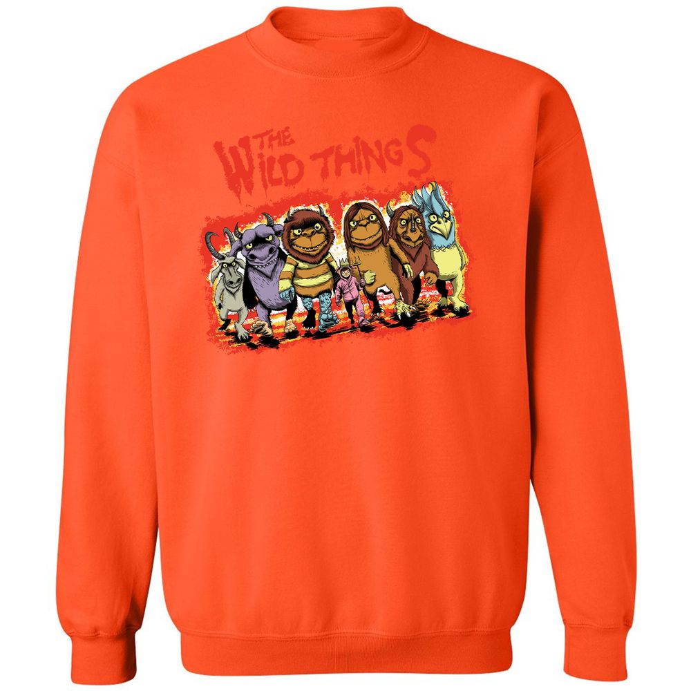 Classic Unisex Sweatshirt - C3MWDYAQ - Orange - 10