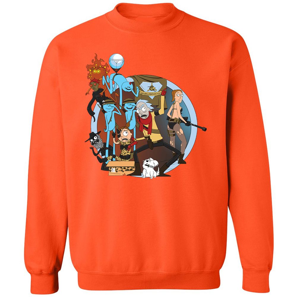 Classic Unisex Sweatshirt - KLD74DWV - Orange - 10