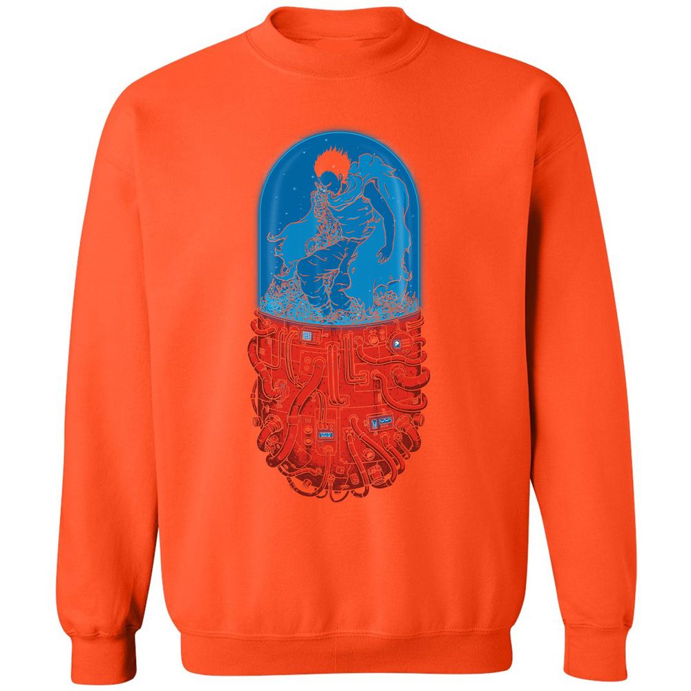 Classic Unisex Sweatshirt - 99G9RC89 - Orange - 10