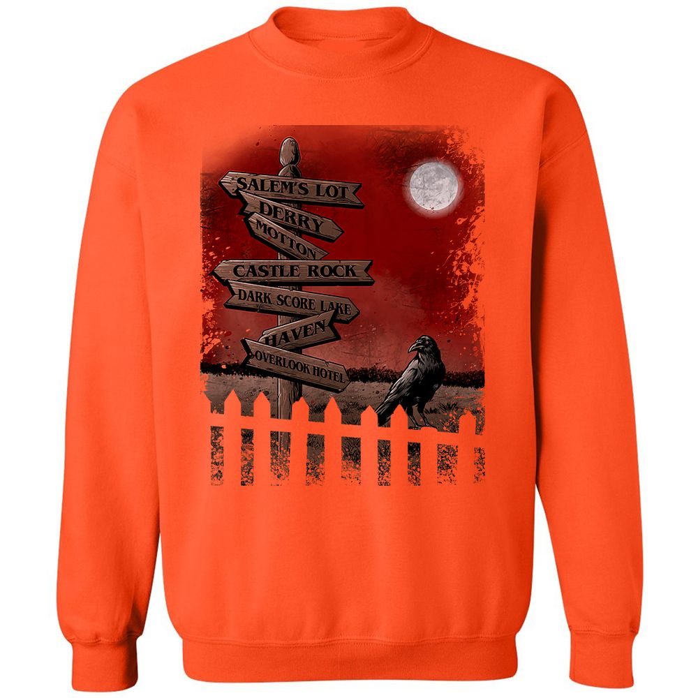 Classic Unisex Sweatshirt - LUCBE6B3 - Orange - 10