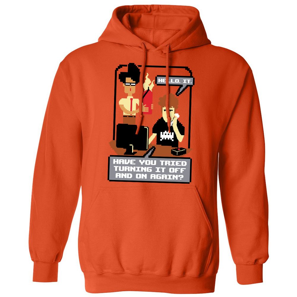 Classic Unisex Hoodie - 65CW2TKZ - Orange - 10