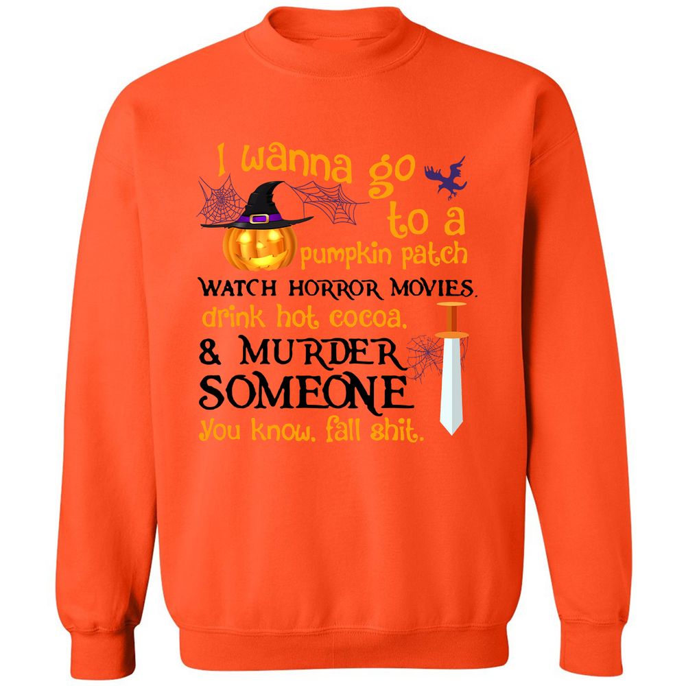 Classic Unisex Sweatshirt - 517A2KEB - Orange - 10