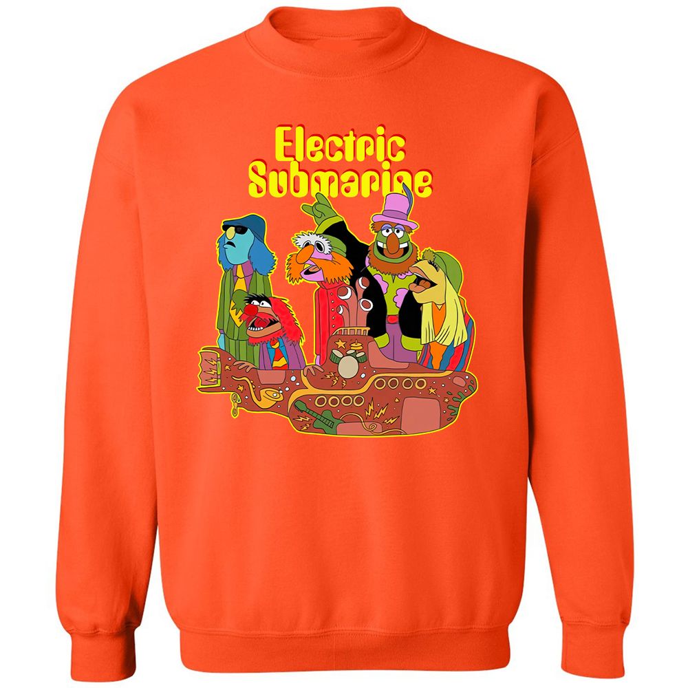 Classic Unisex Sweatshirt - 72K555H2 - Orange - 10