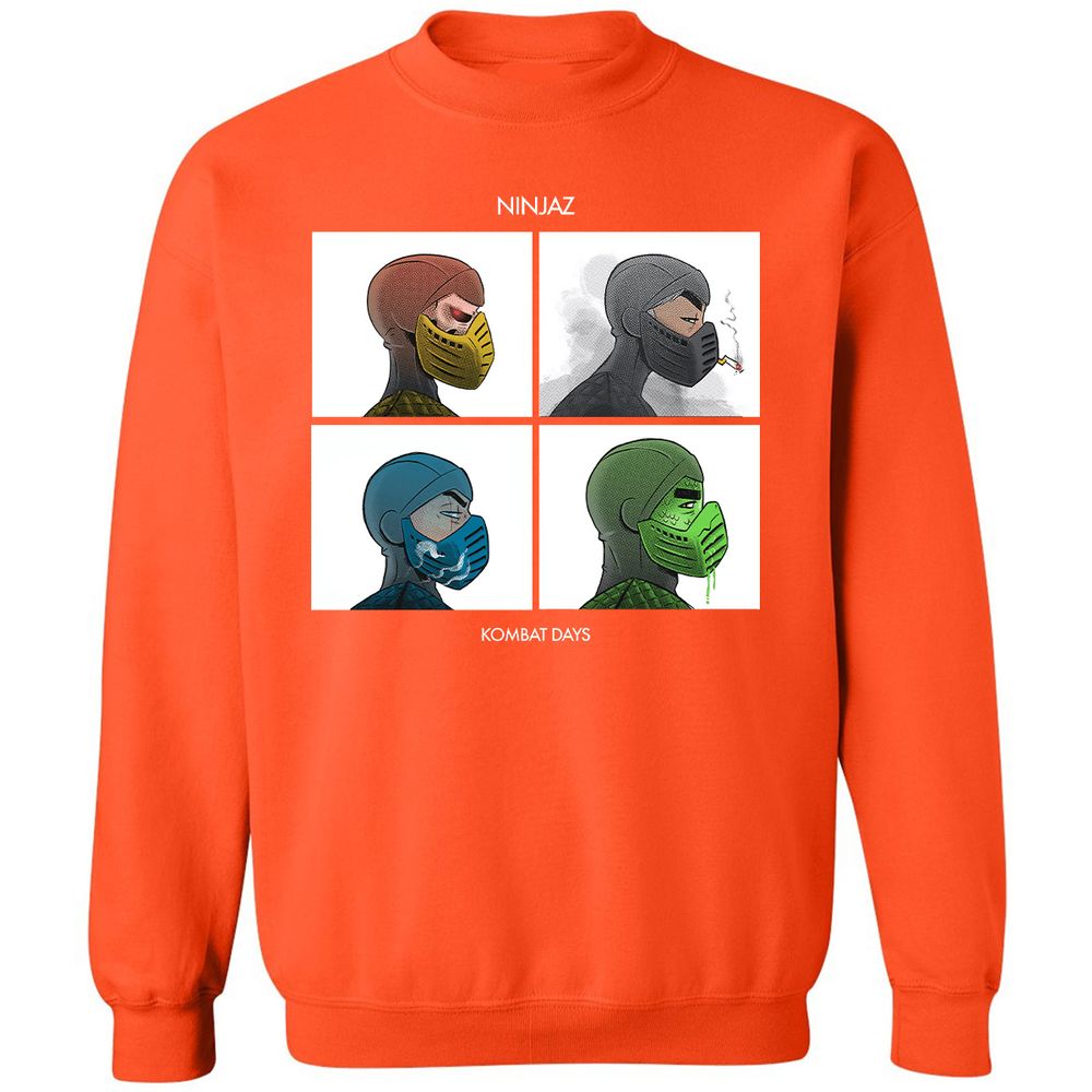 Classic Unisex Sweatshirt - L95J2WJT - Orange - 10