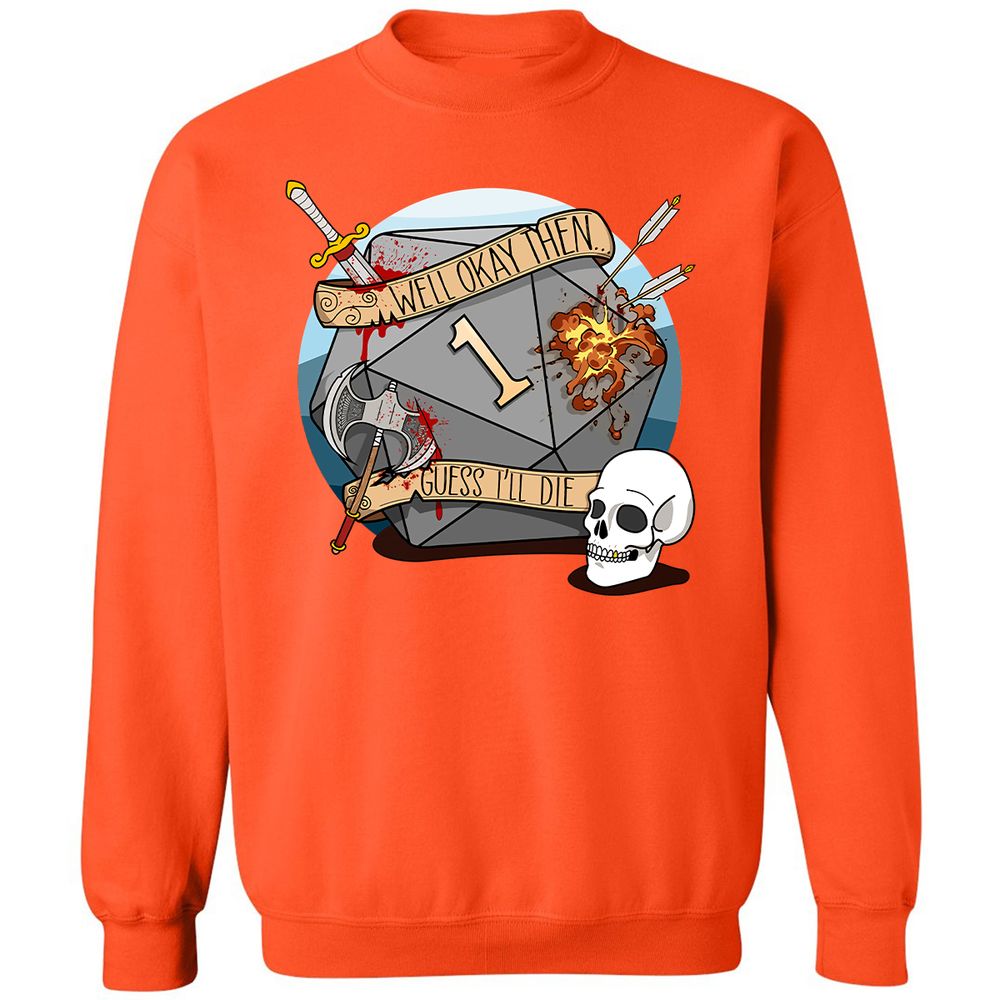 Classic Unisex Sweatshirt - L9SYW2N6 - Orange - 10