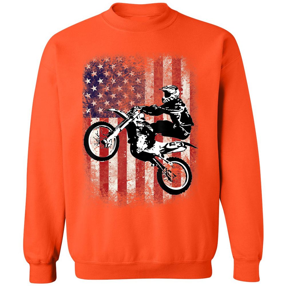Classic Unisex Sweatshirt - 93QV8G52 - Orange - 10