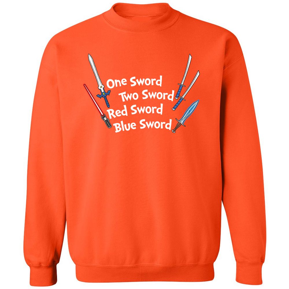 Classic Unisex Sweatshirt - 72XBDHFE - Orange - 10