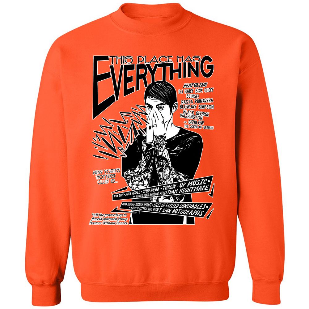 Classic Unisex Sweatshirt - E654B4ES - Orange - 10