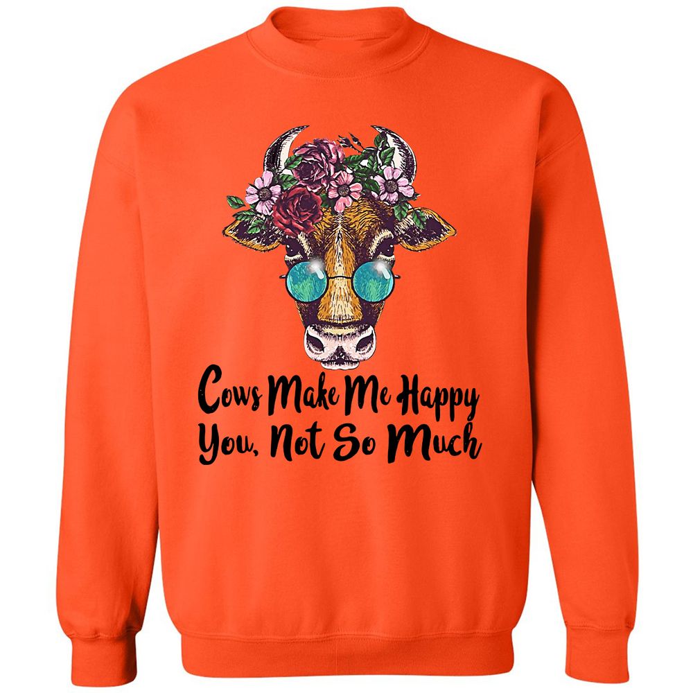 Classic Unisex Sweatshirt - RMQY1ZDW - Orange - 10