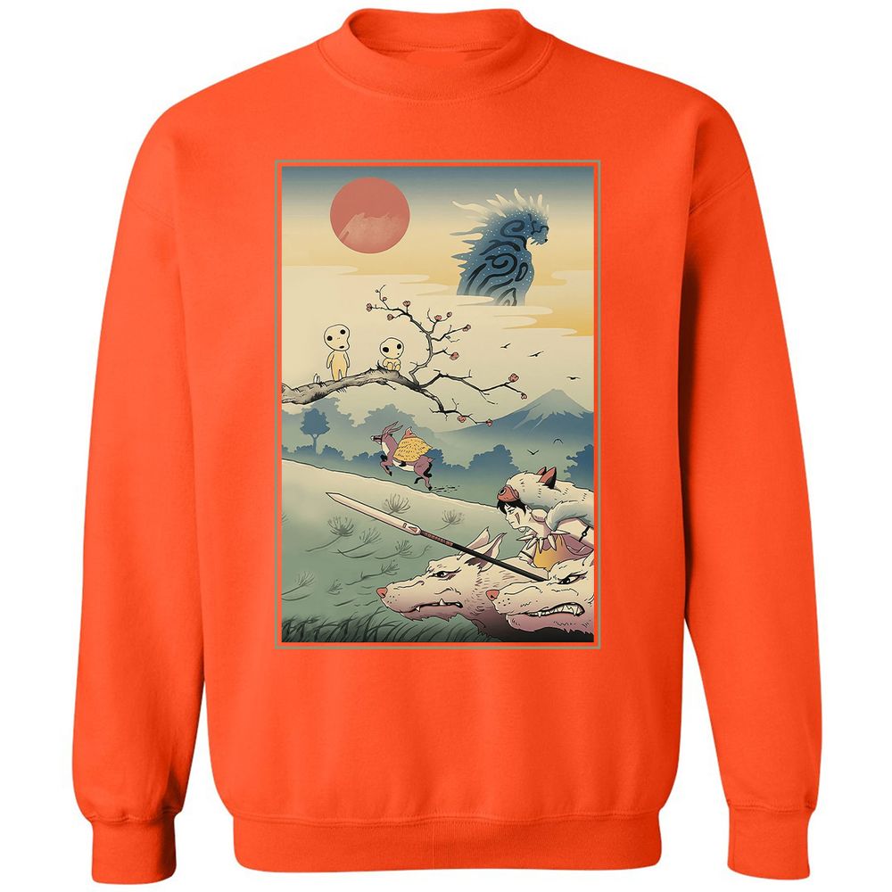 Classic Unisex Sweatshirt - BRJQPRUY - Orange - 10