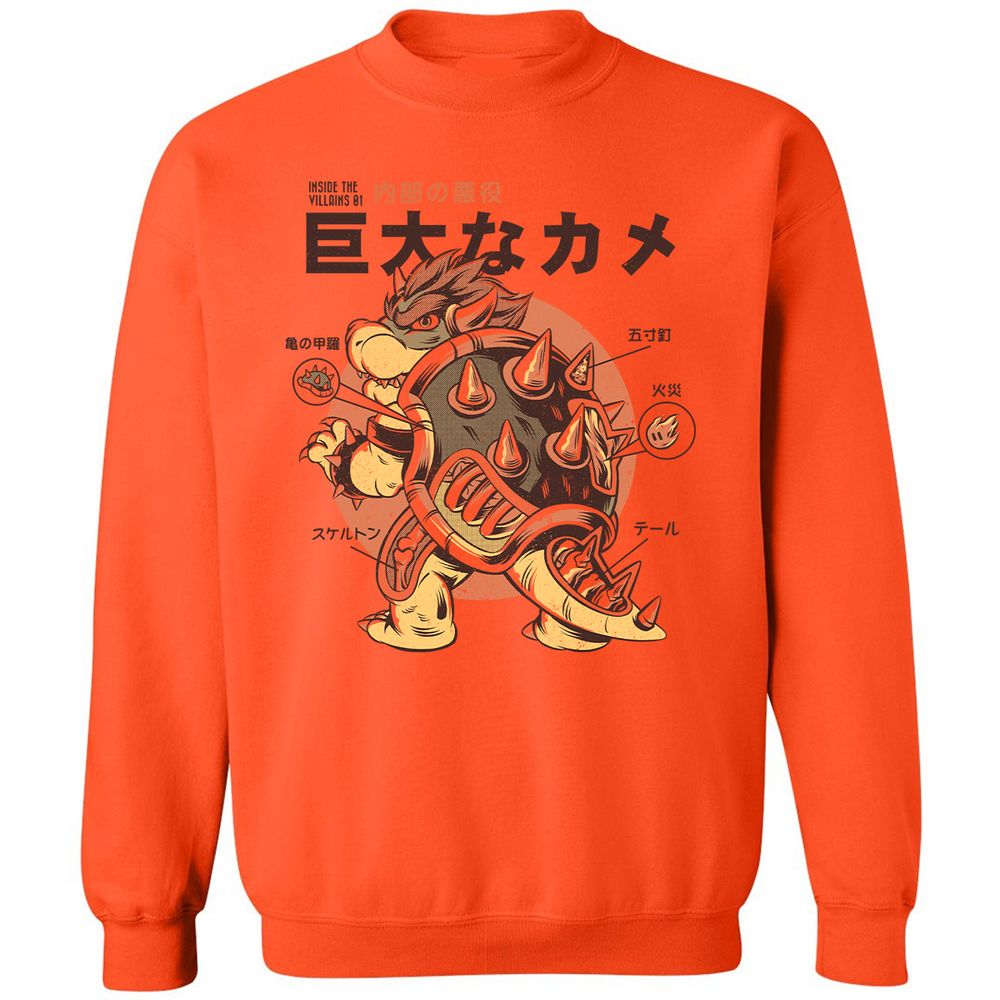 Classic Unisex Sweatshirt - FZJY1L54 - Orange - 10