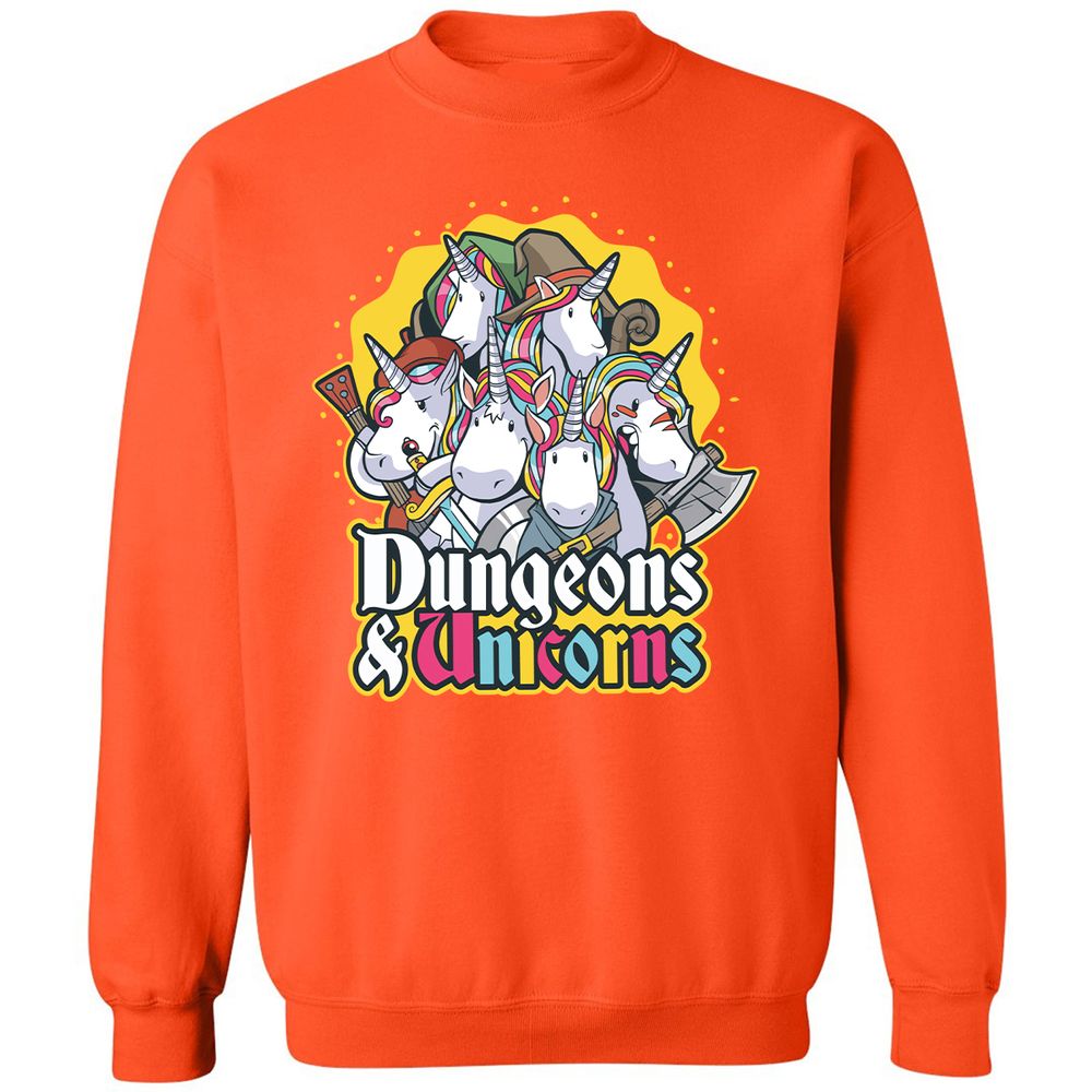 Classic Unisex Sweatshirt - 4EW6R3S6 - Orange - 10